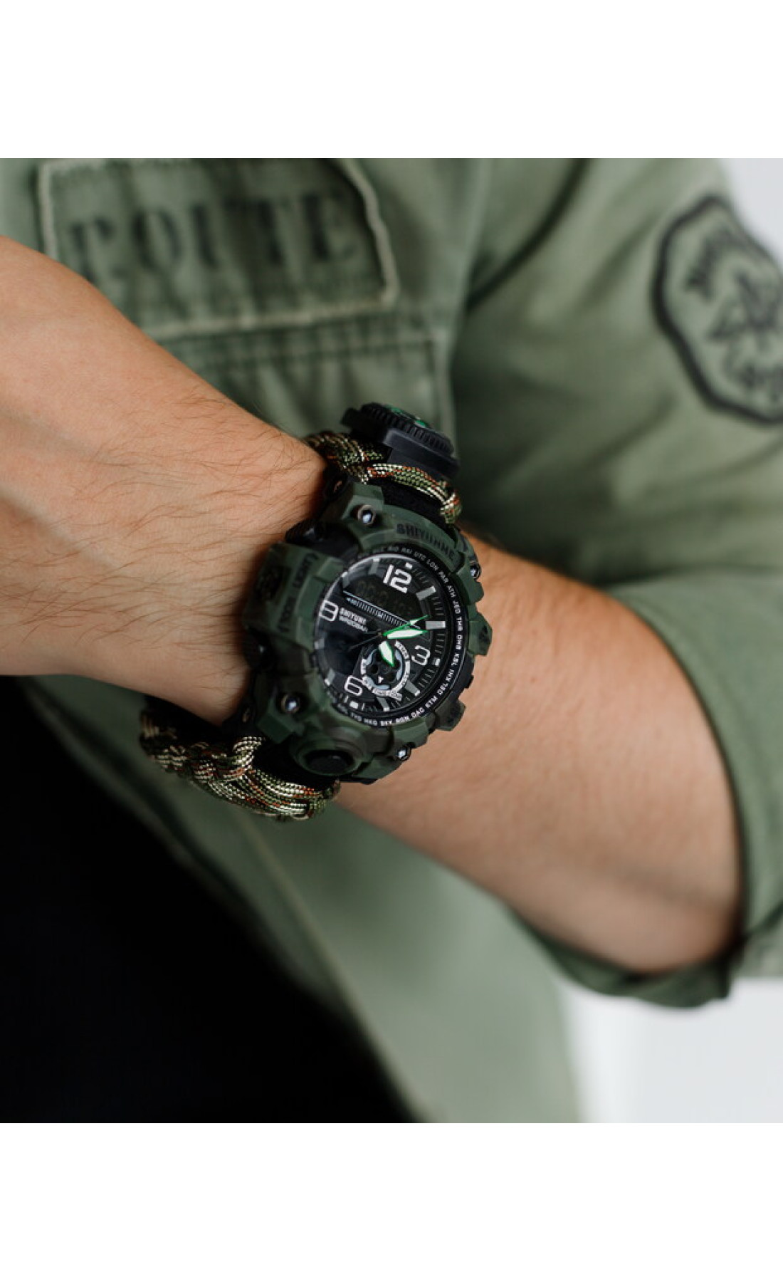 Чоловічий годинник  Hemsut Military з компасом