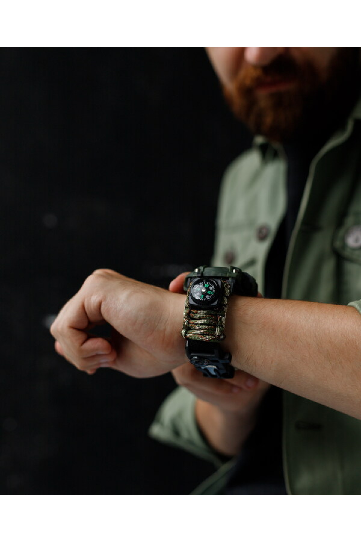 Чоловічий годинник  Hemsut Military з компасом