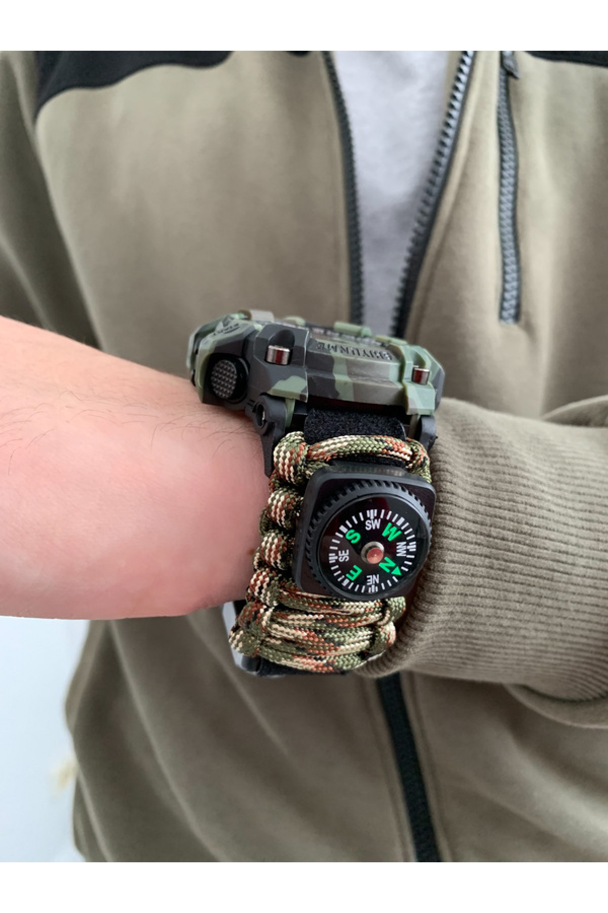 Чоловічий годинник  Hemsut Military з компасом