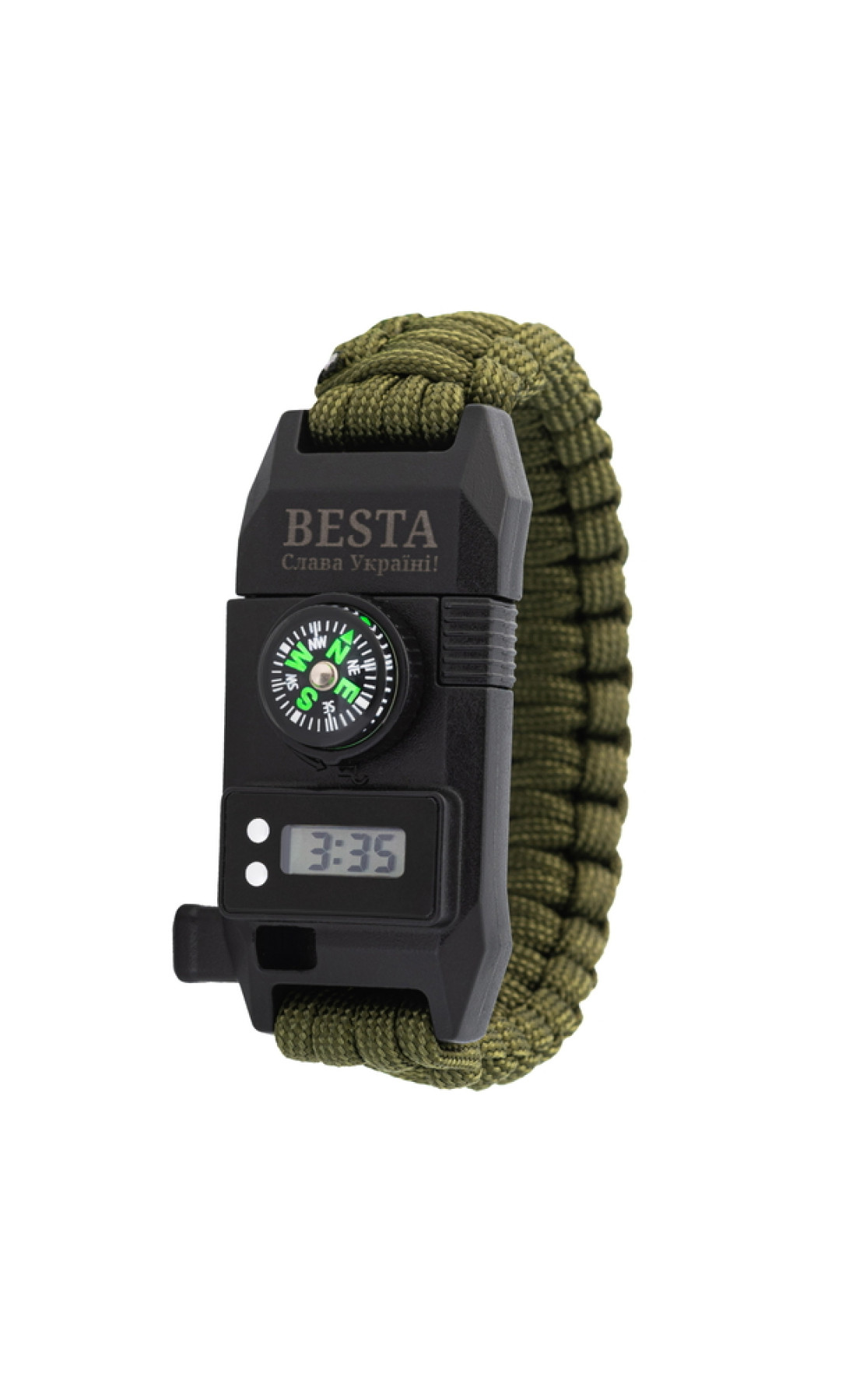 Чоловічий годинник  Besta Band з компасом 6 в 1