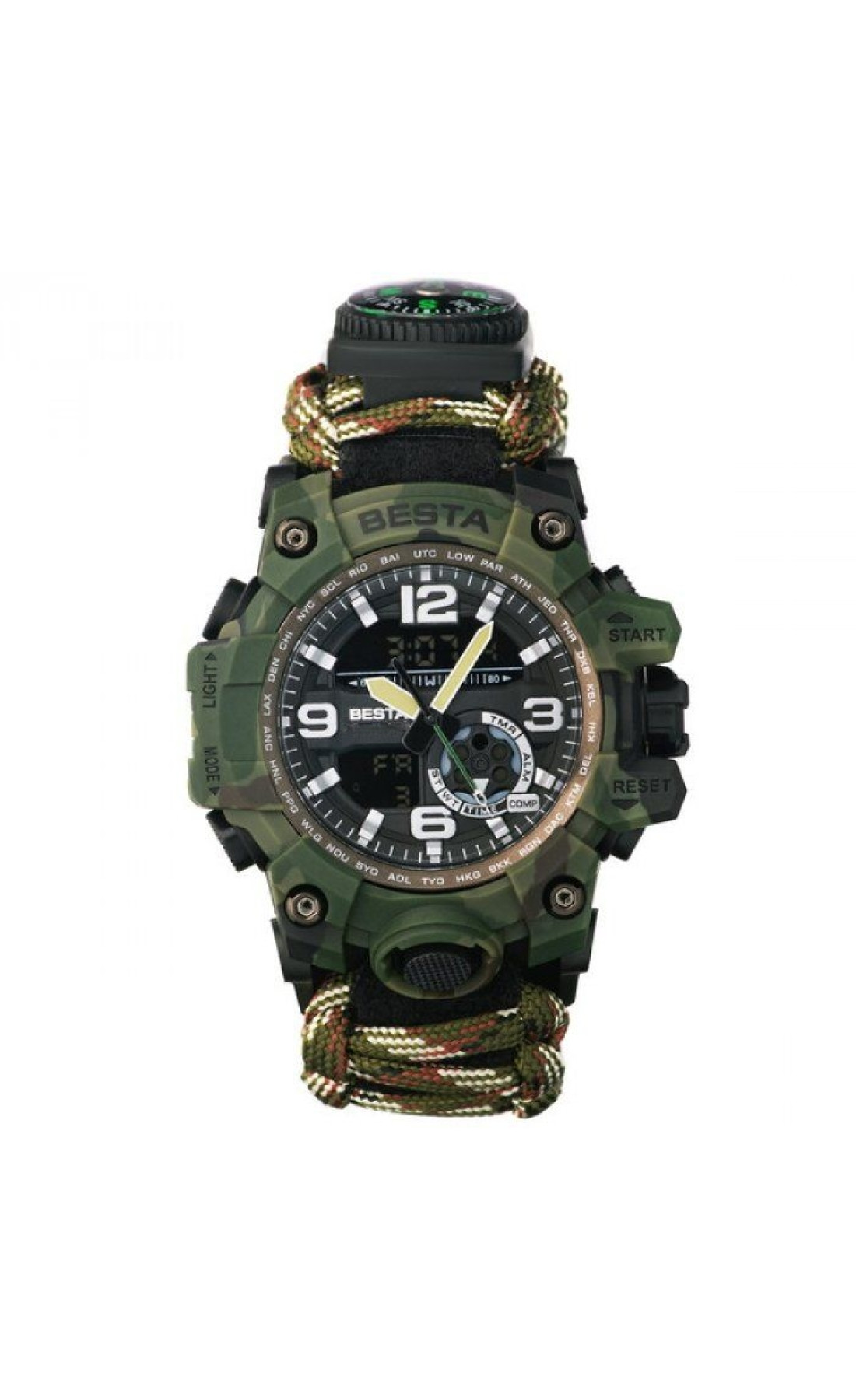 Чоловічий годинник  Besta Military з компасом