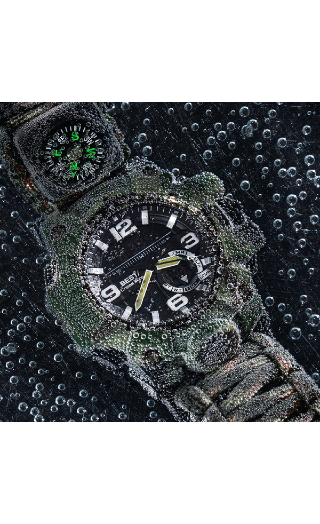 Чоловічий годинник  Besta Military з компасом