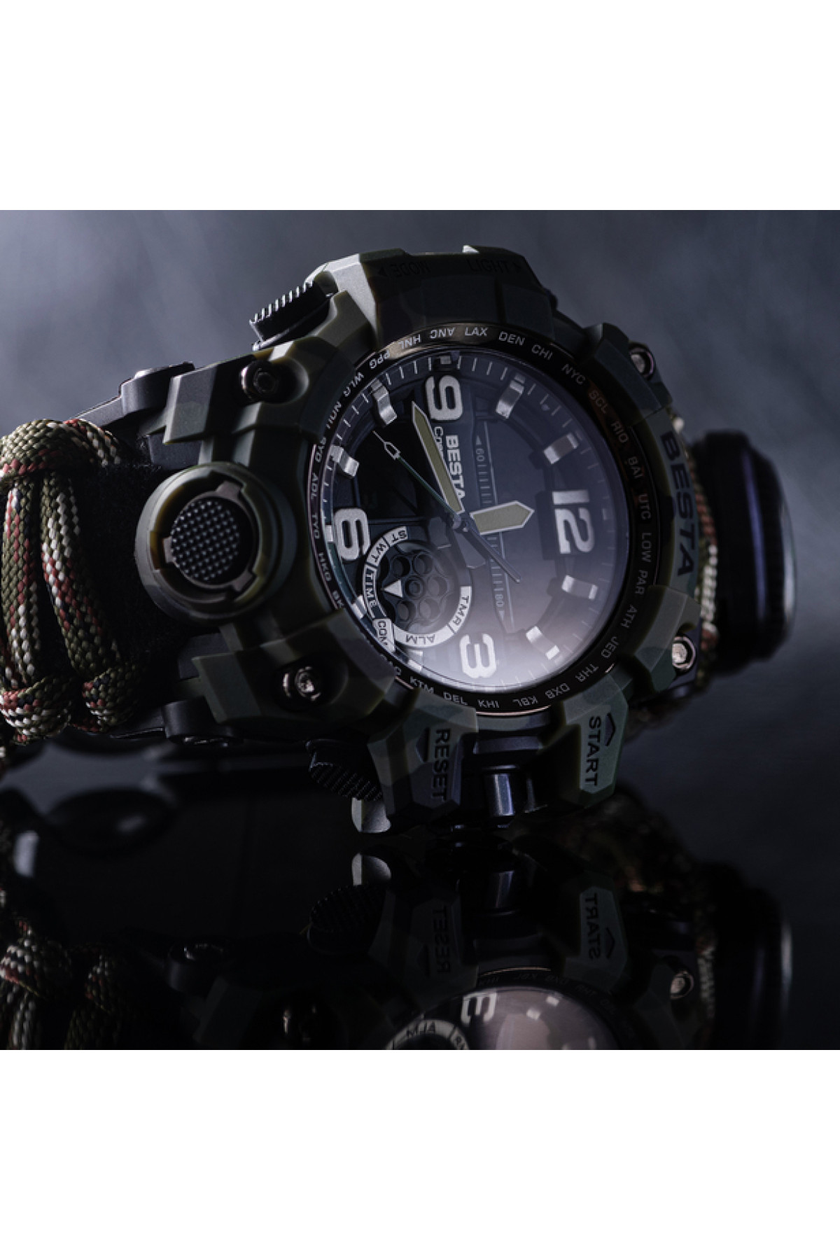 Чоловічий годинник  Besta Military з компасом