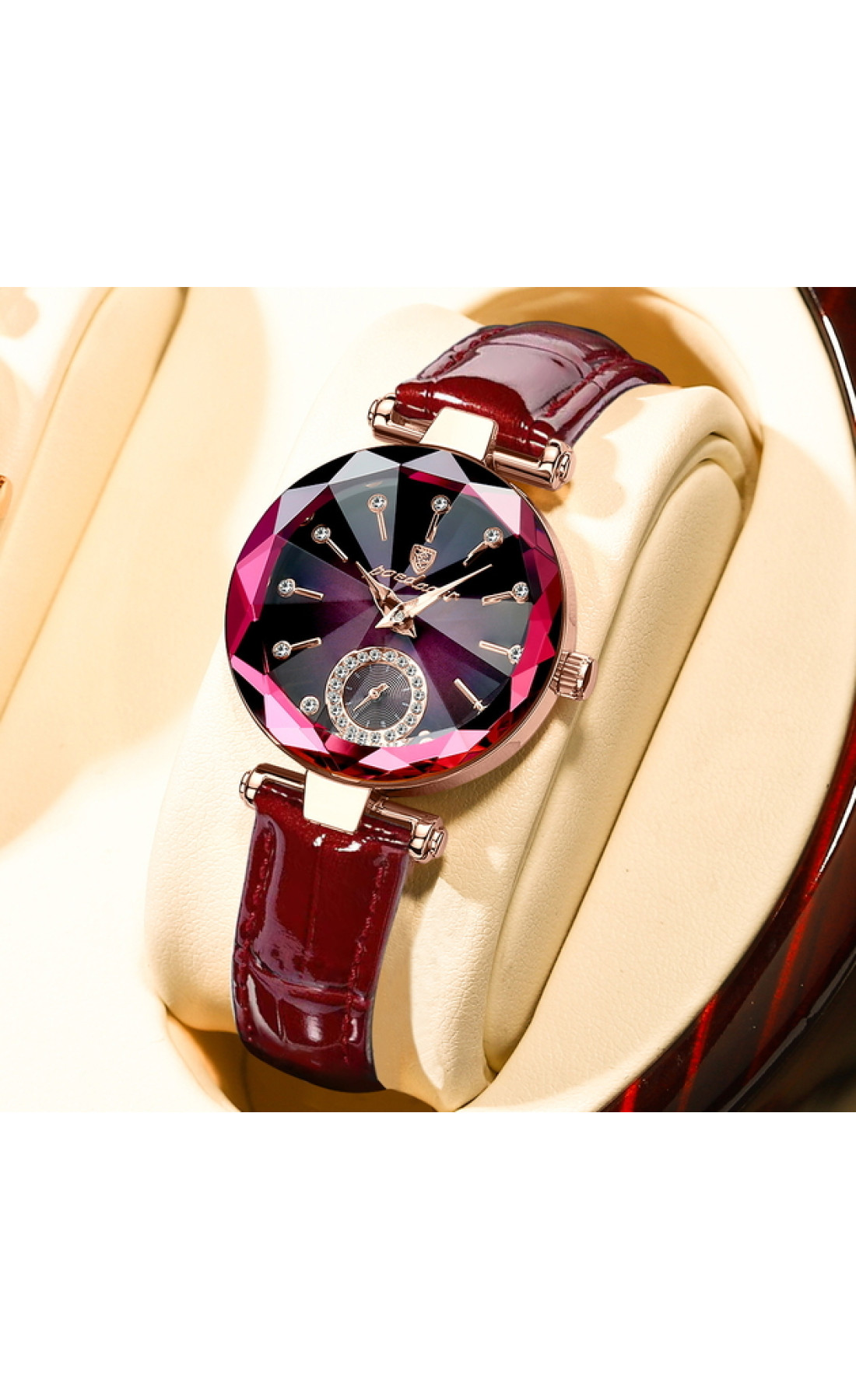 Жіночий годинник  Poedagar Bordo