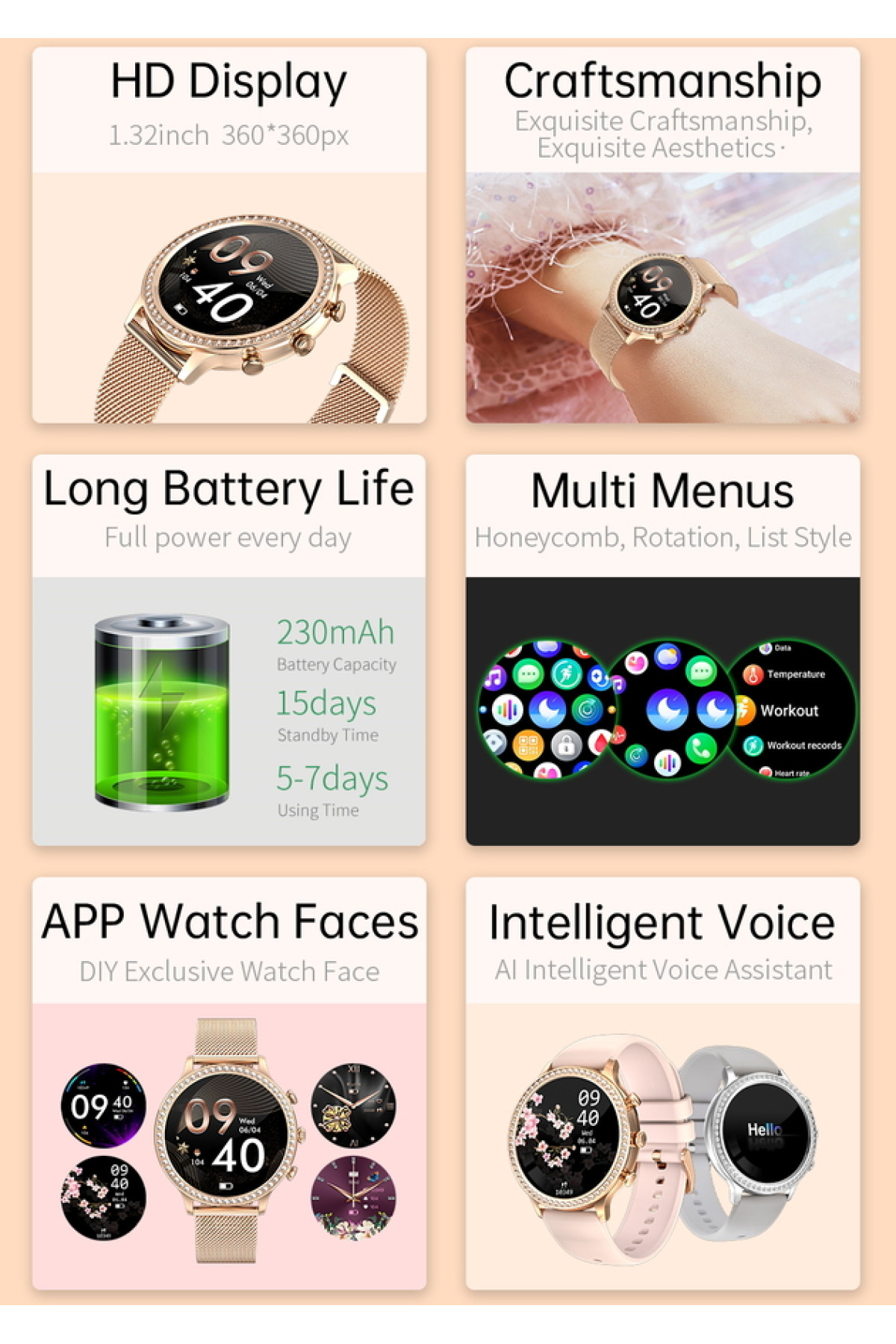 Смарт годинник  Smart IQ Girl Gold