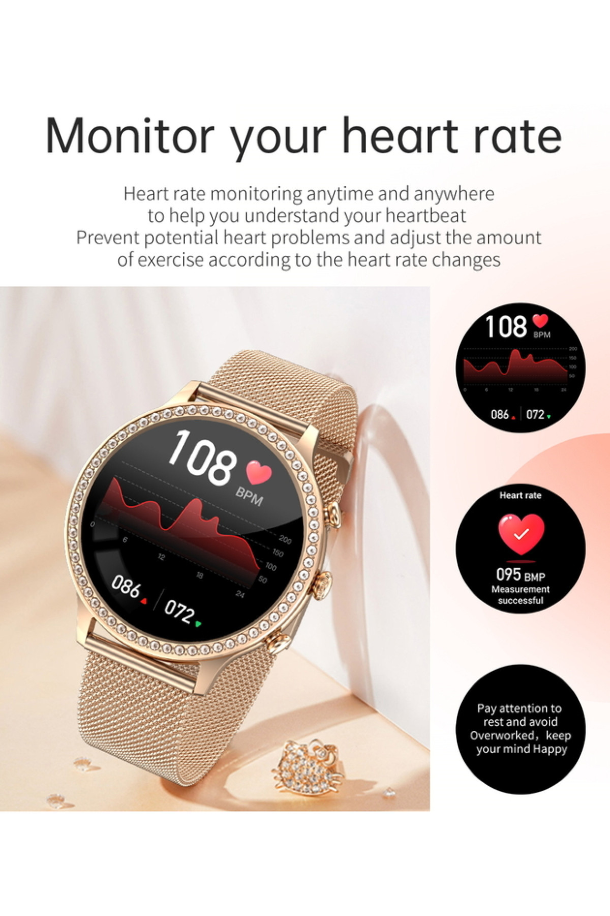 Смарт годинник  Smart IQ Girl Gold