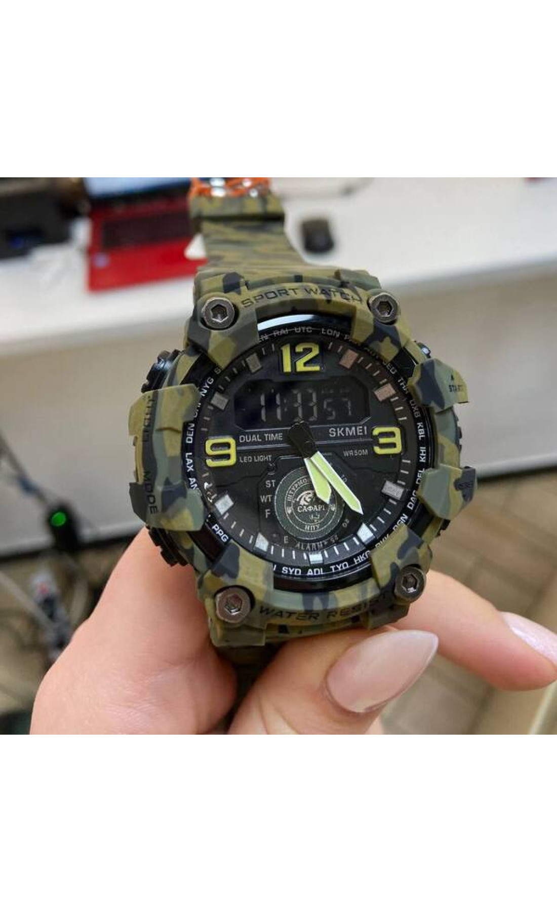 Чоловічий годинник  Skmei Brave з Вашим ЛОГО