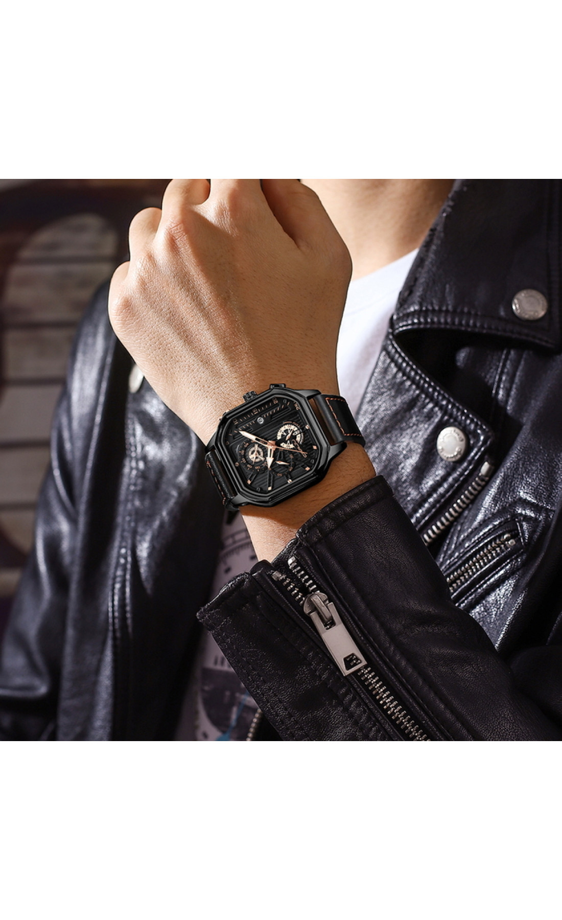 Чоловічий годинник  Crrju Faust