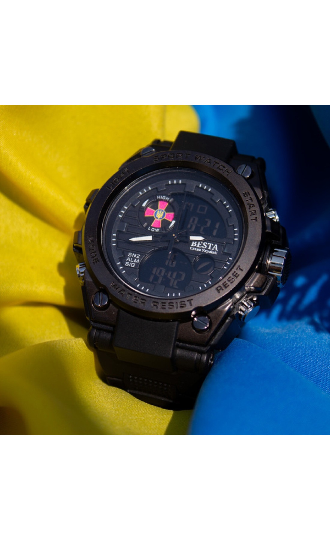 Чоловічий годинник  Besta Tattoo ЗСУ