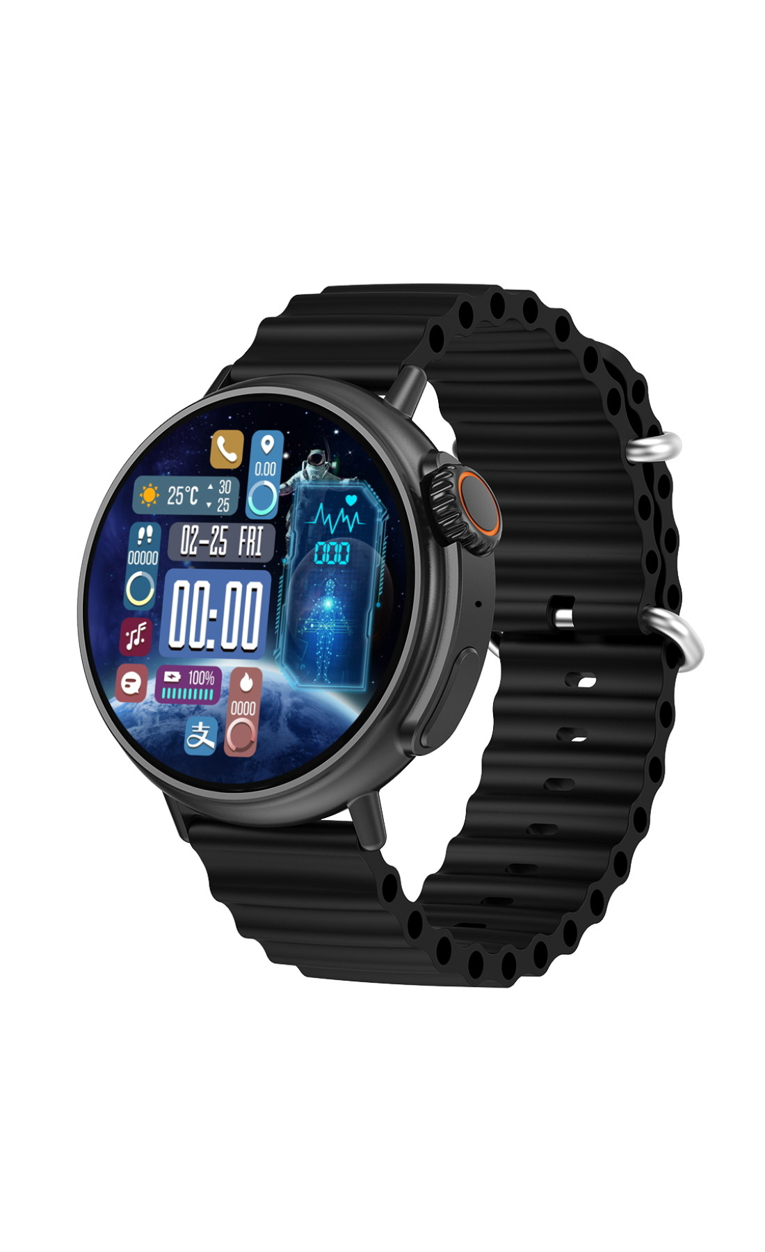 Смарт годинник  Smart Plane Black