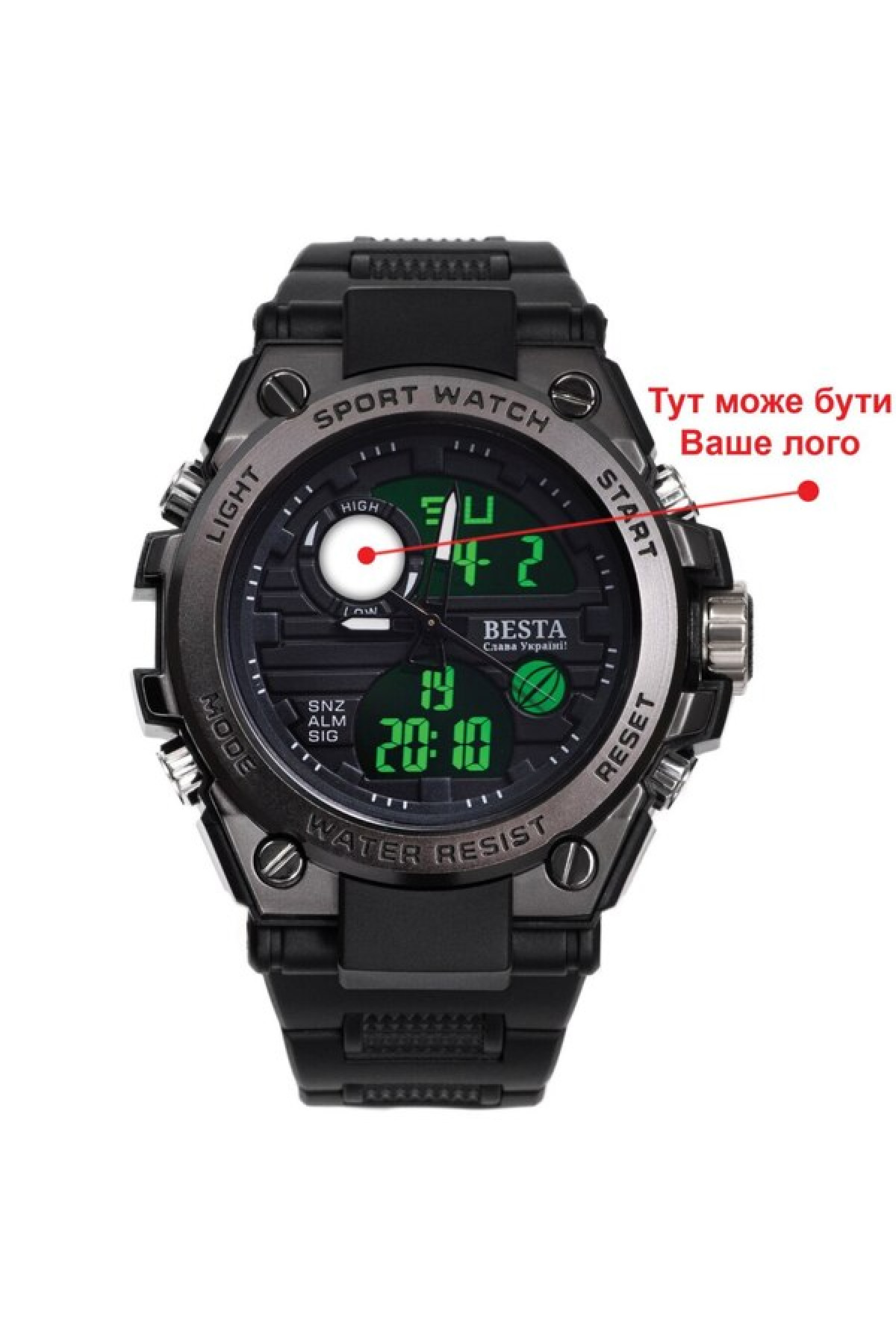 Чоловічий годинник  Besta Tattoo з Вашим ЛОГО