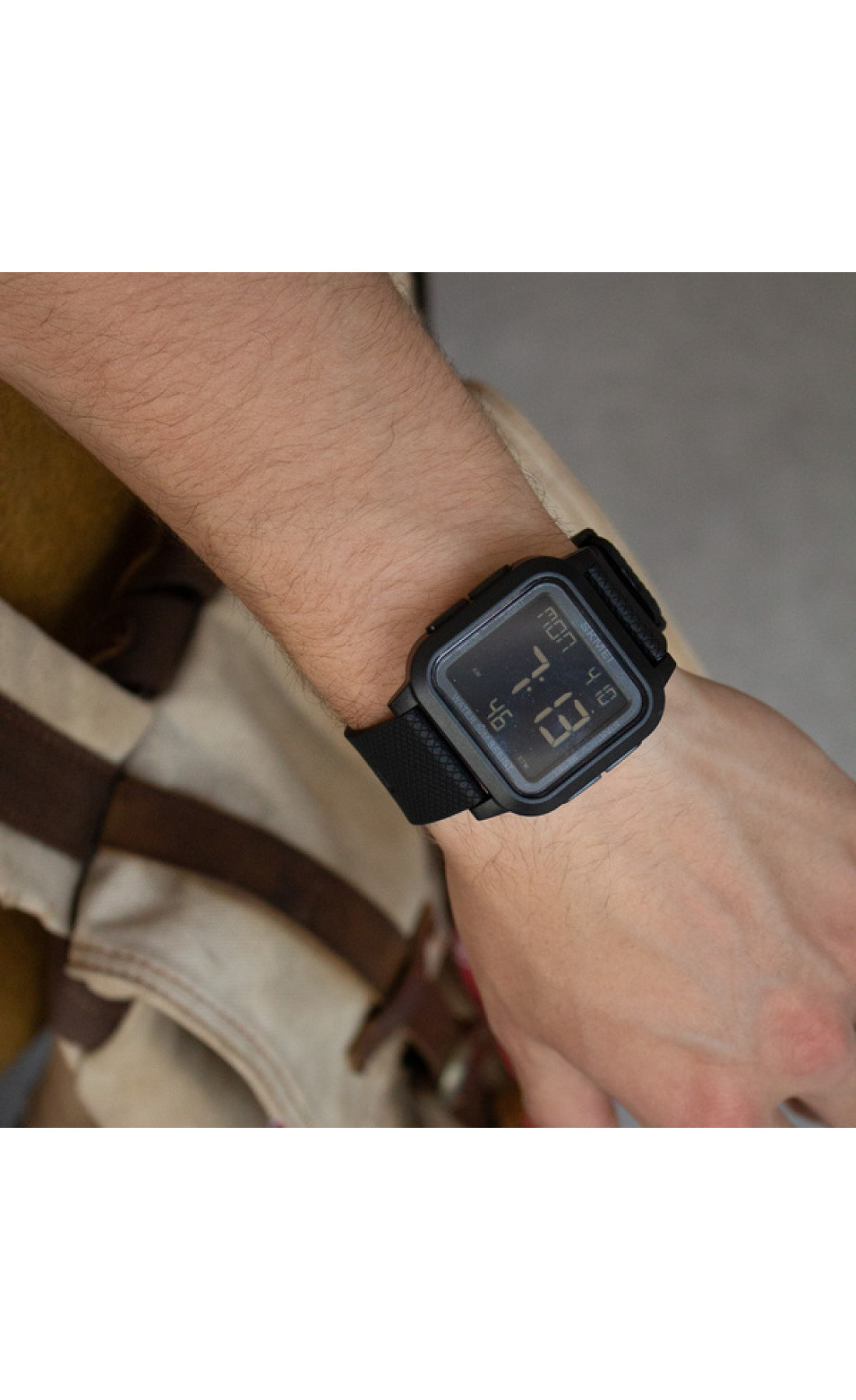 Чоловічий годинник  Skmei Chess Black