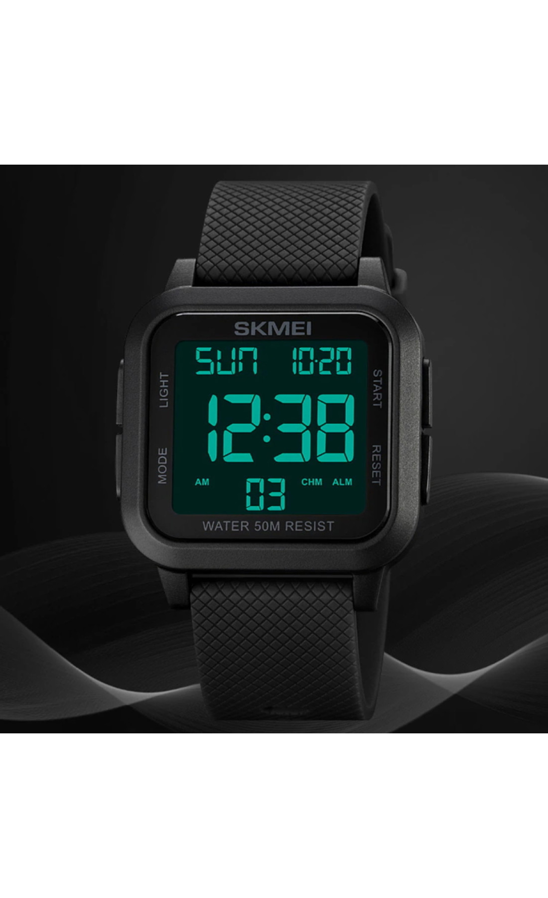 Чоловічий годинник  Skmei Chess Black