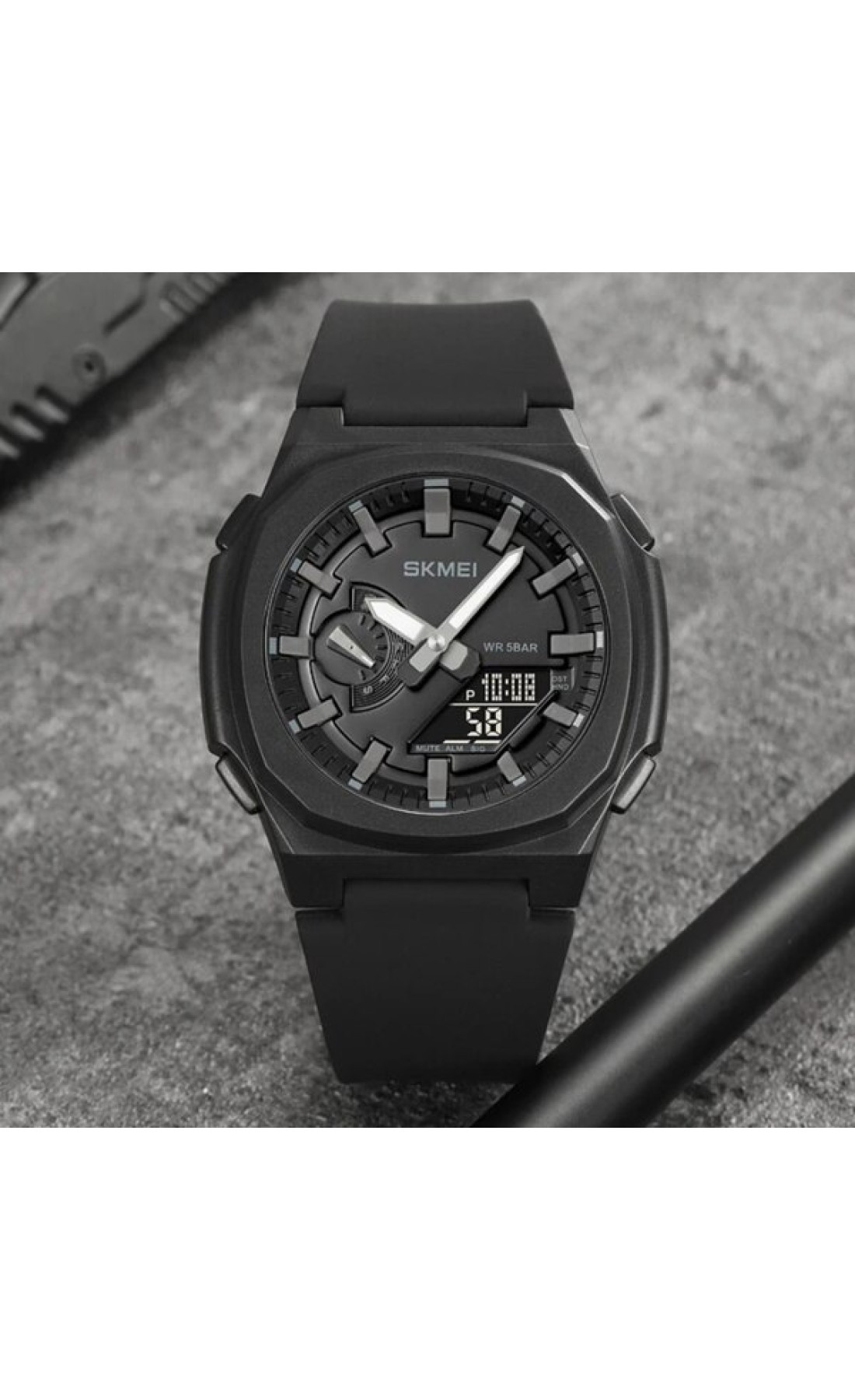 Чоловічий годинник  Skmei Trust Gummer