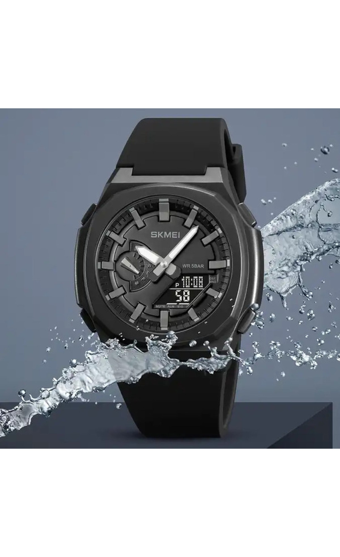 Чоловічий годинник  Skmei Trust Gummer