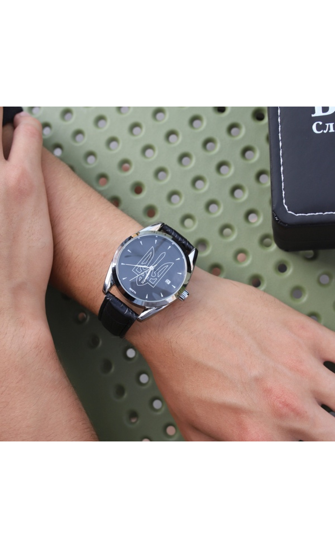 Чоловічий годинник  Besta Tryzub Leather