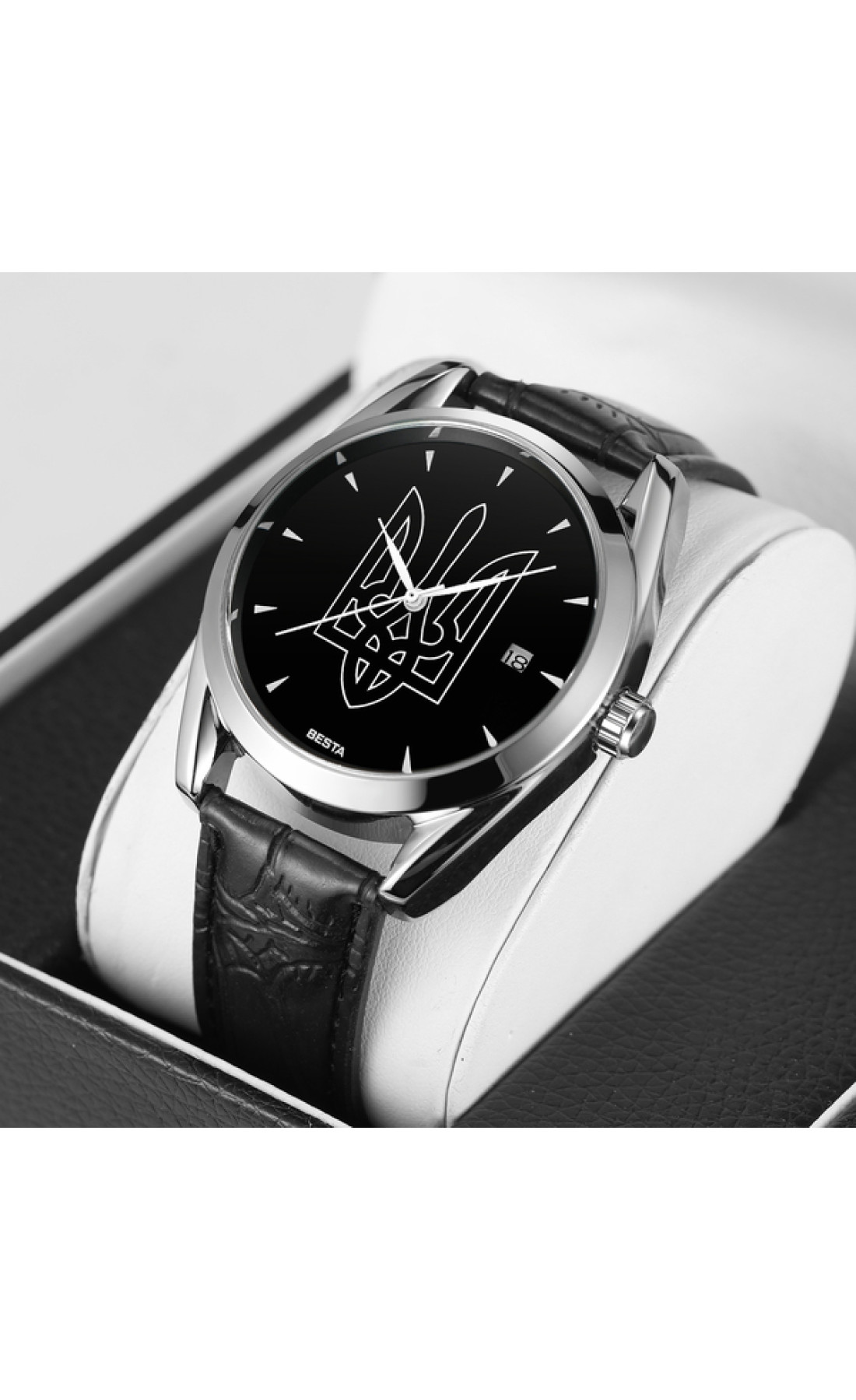 Чоловічий годинник  Besta Tryzub Leather