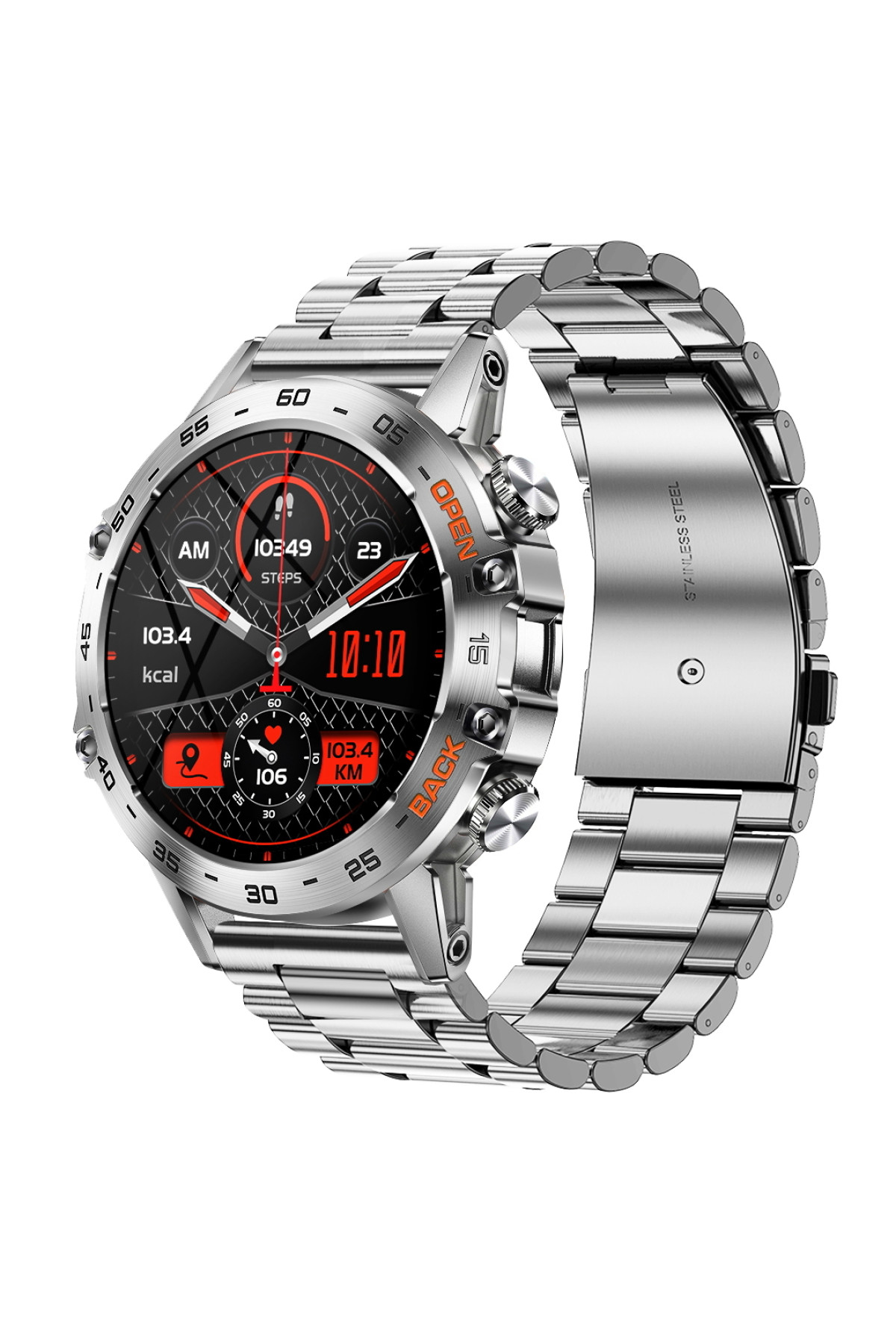 Смарт годинник  Smart Delta K52 Silver, 2 ремінці