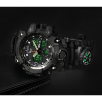 Чоловічий годинник  Besta Life Pro AllBlack з компасом