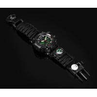 Чоловічий годинник  Besta Life Pro AllBlack з компасом