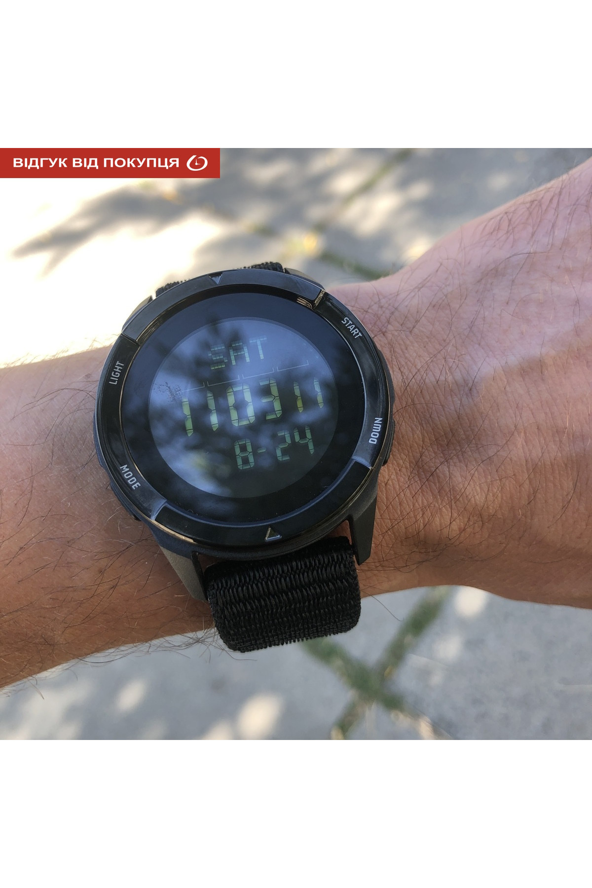 Чоловічий годинник  North Edge Alps Black з компасом, 2 ремінці