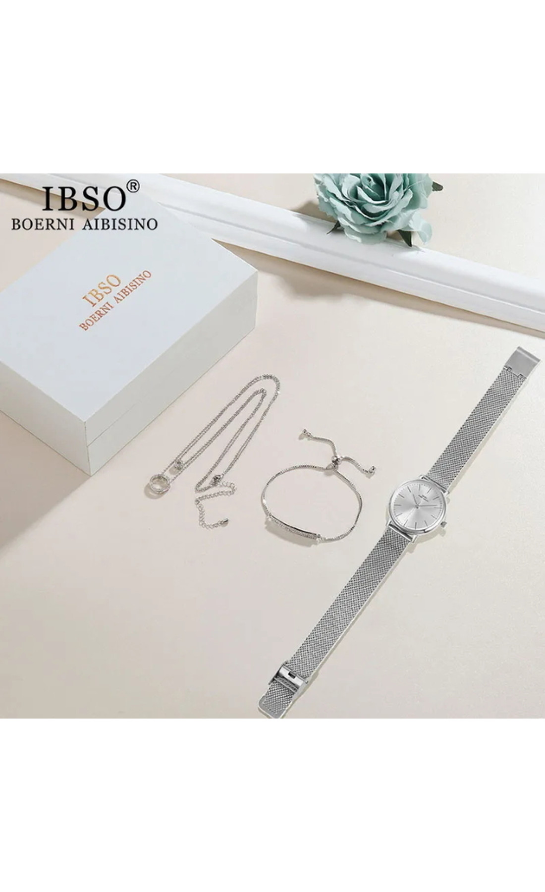 Жіночий годинник  Baosaili BOX IBSO Silver