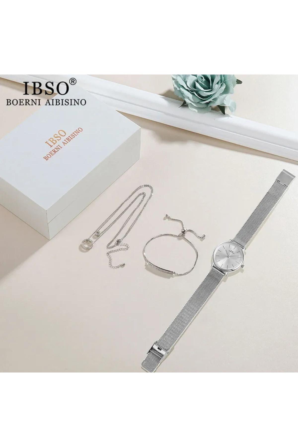 Жіночий годинник  Baosaili BOX IBSO Silver