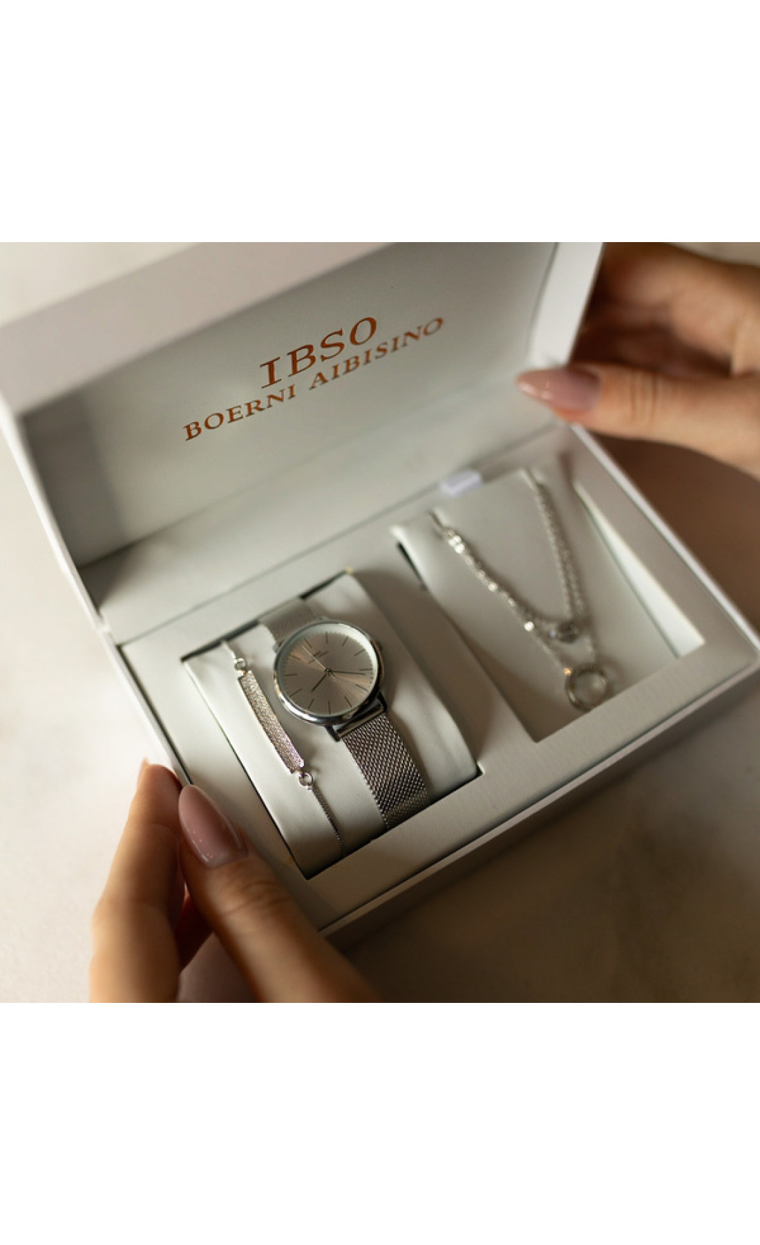 Жіночий годинник  Baosaili BOX IBSO Silver