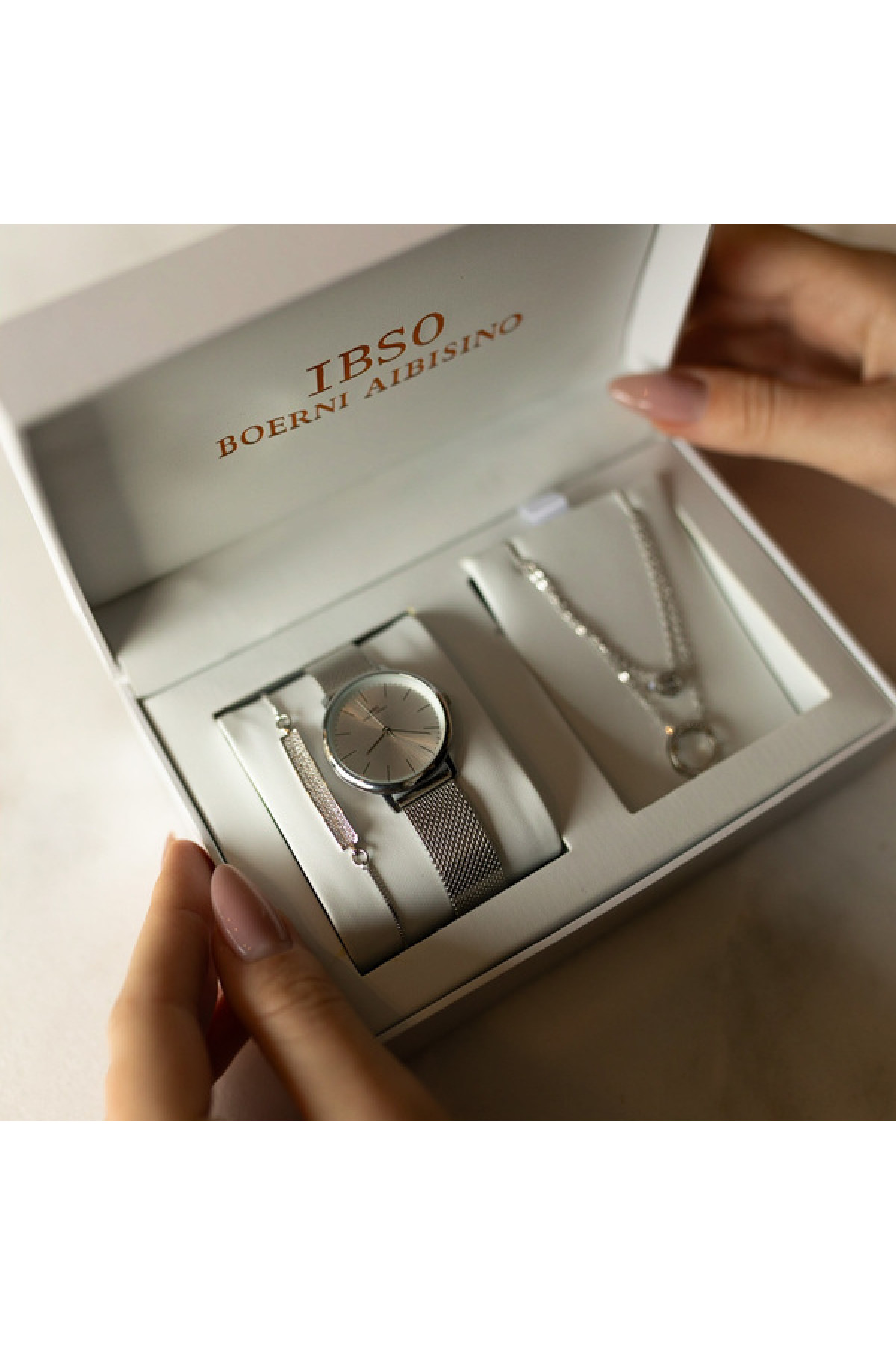 Жіночий годинник  Baosaili BOX IBSO Silver
