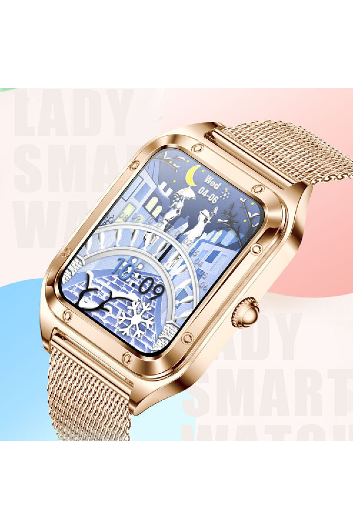 Смарт годинник  Smart Flower New Gold, 2 ремінці