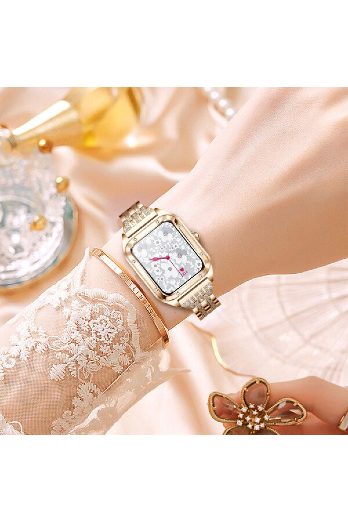 Смарт годинник  Smart Flower New Gold, 2 ремінці