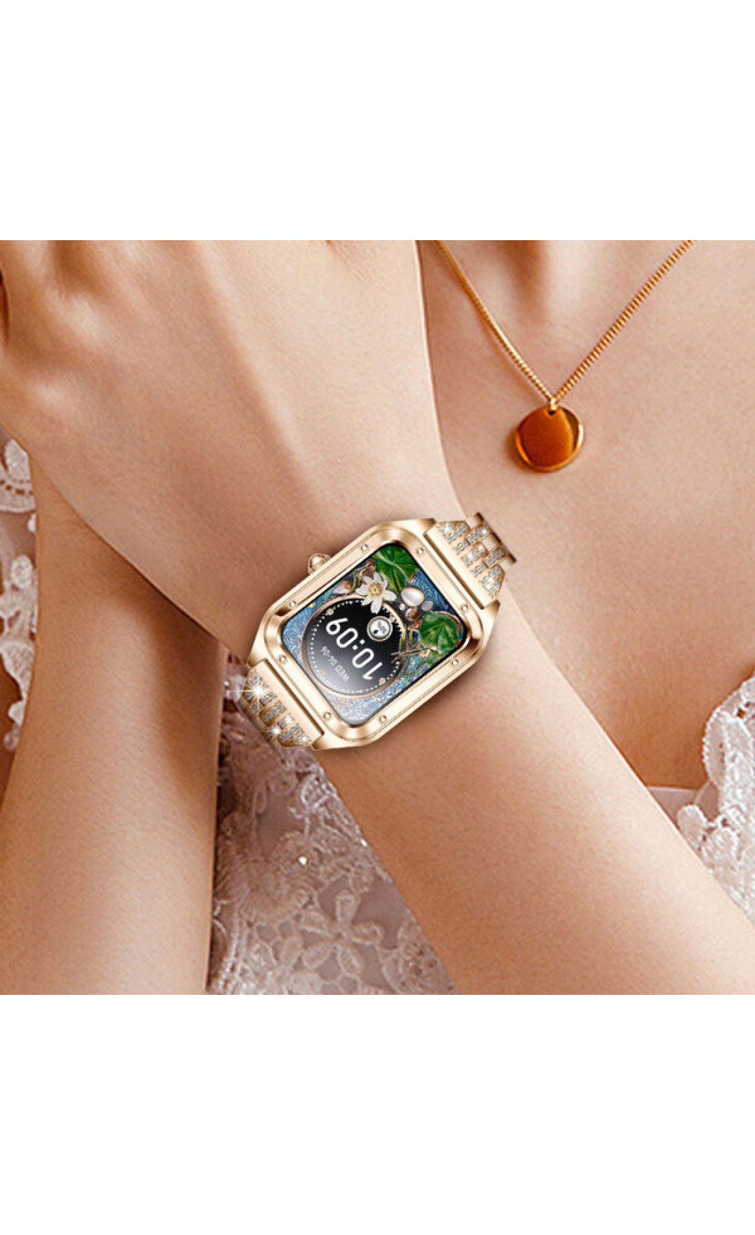 Смарт годинник  Smart Flower New Gold, 2 ремінці