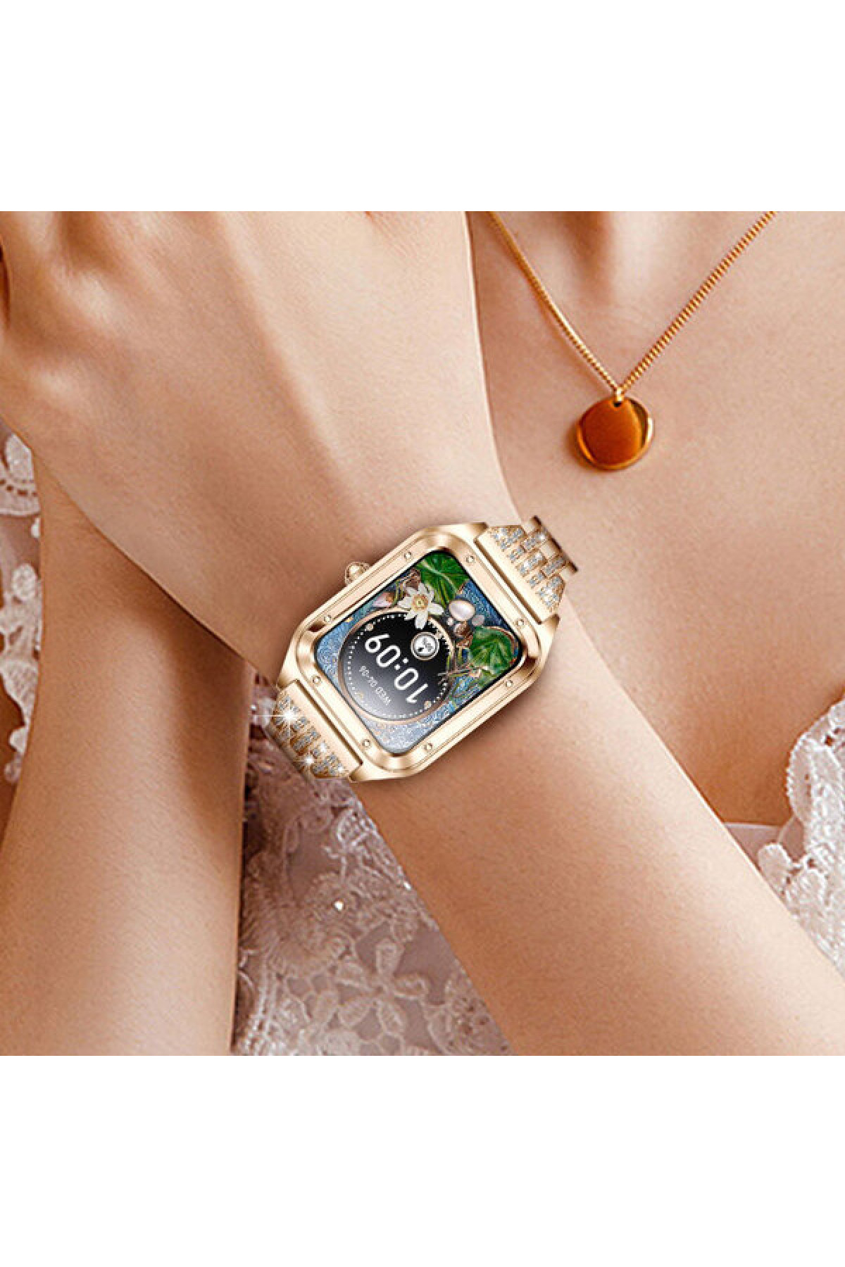 Смарт годинник  Smart Flower New Gold, 2 ремінці