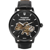 Чоловічий годинник  Besta Skeleton UA Black