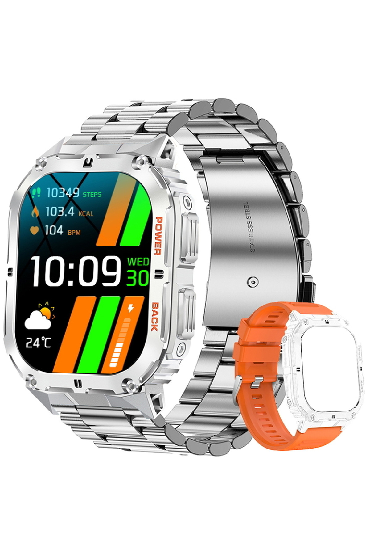 Смарт годинник  Smart Respect X Silver з компасом