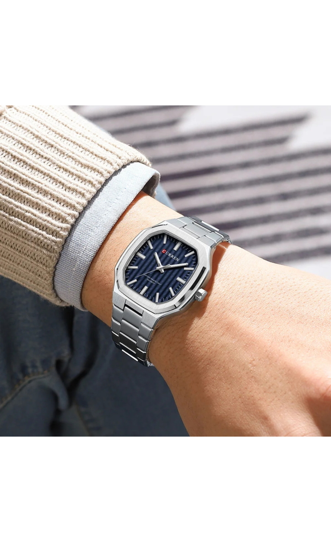 Чоловічий годинник  Curren Quadro