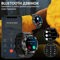 Смарт годинник  Smart Delta K52 Black, 2 ремінці