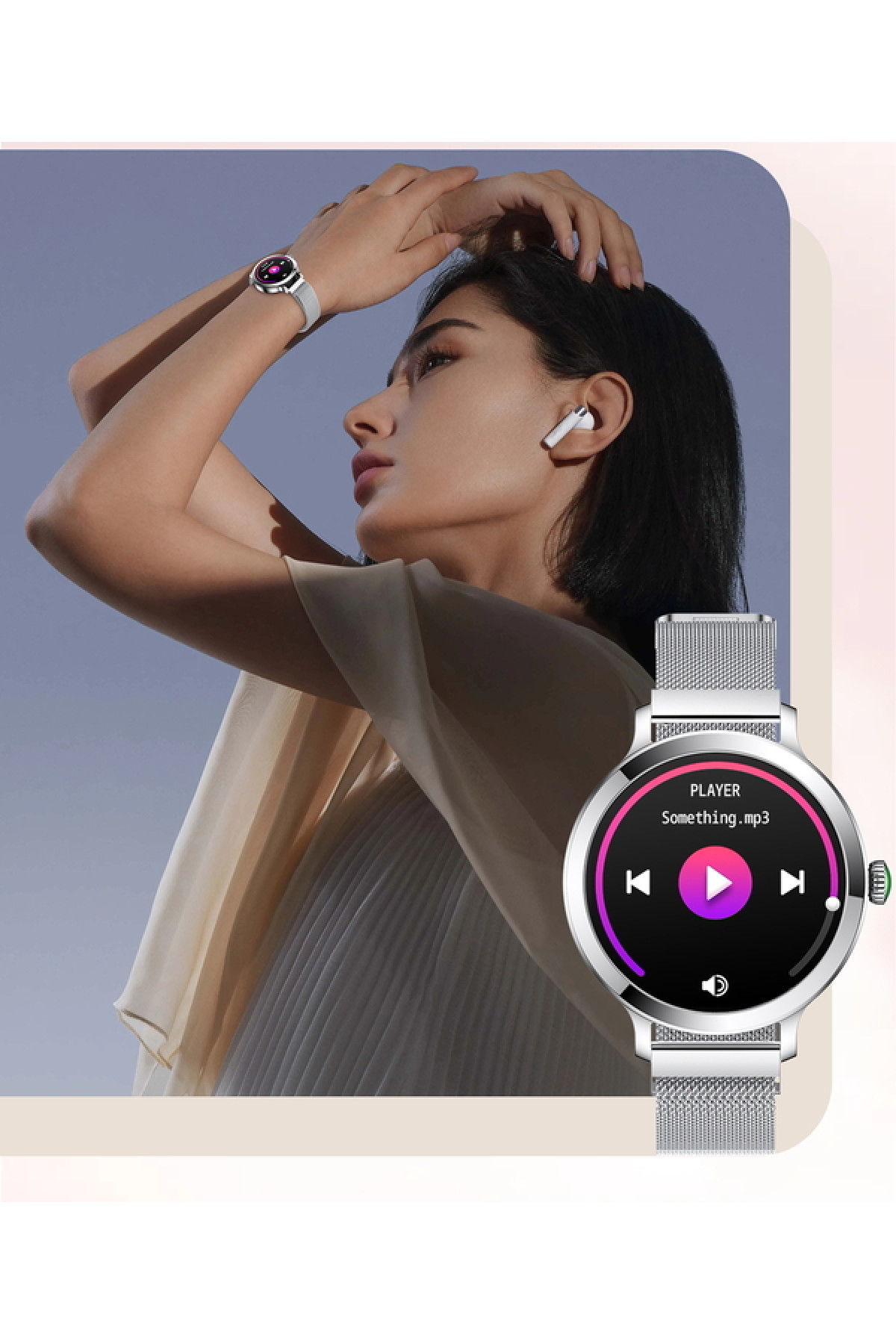 Смарт годинник  Smart VIP Lady Pro Silver