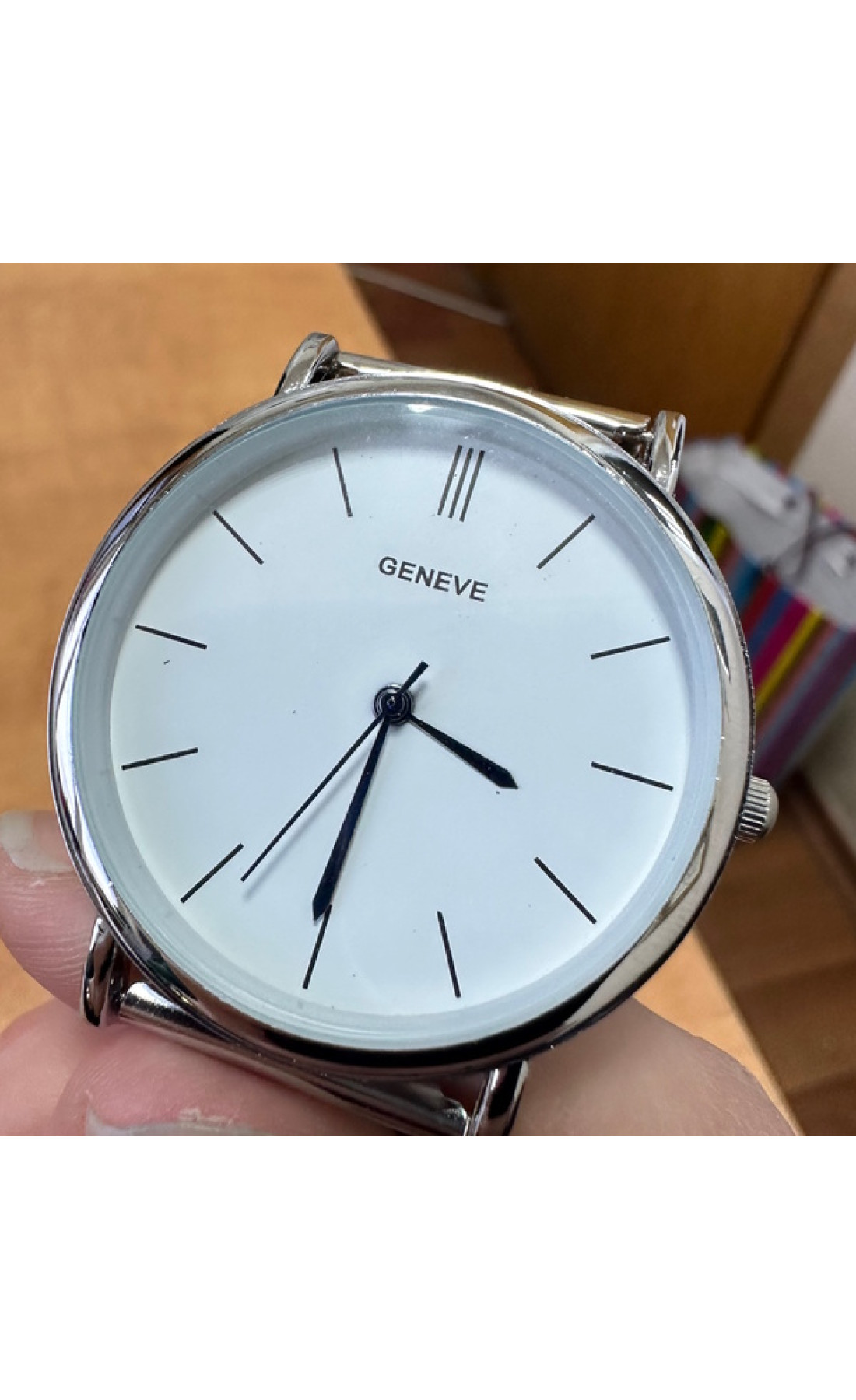 Жіночий годинник  Geneva Steel Silver УЦІНКА