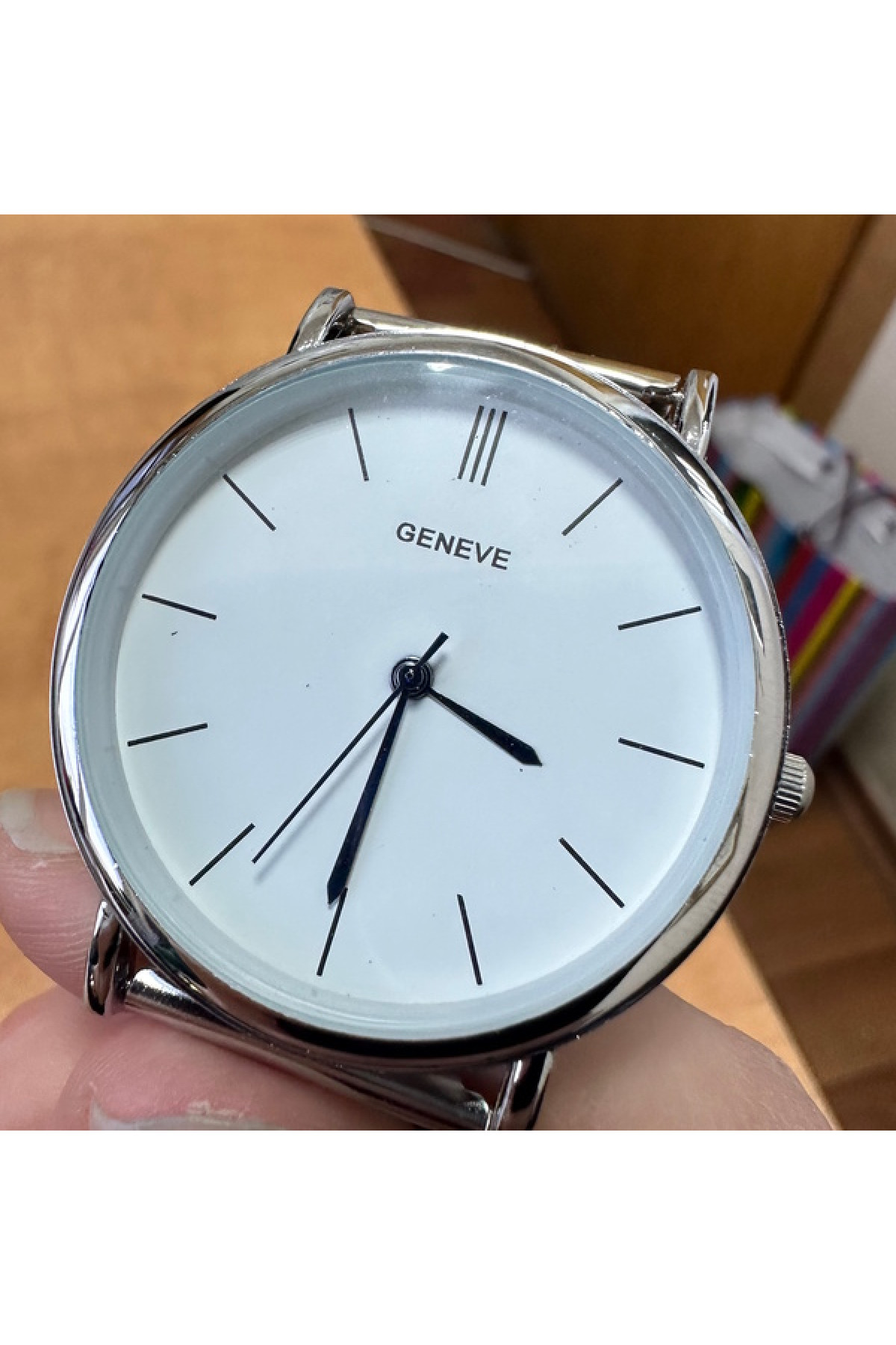 Жіночий годинник  Geneva Steel Silver УЦІНКА
