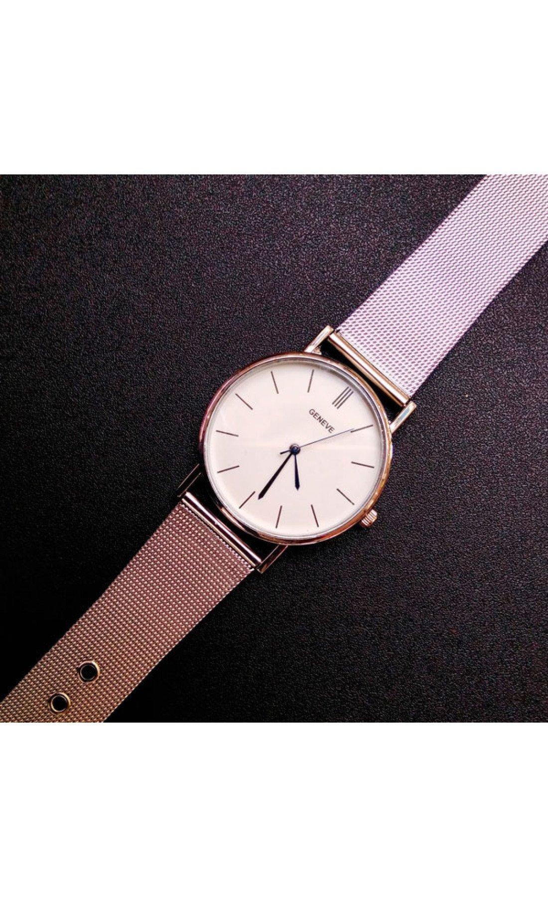 Жіночий годинник  Geneva Steel Silver УЦІНКА