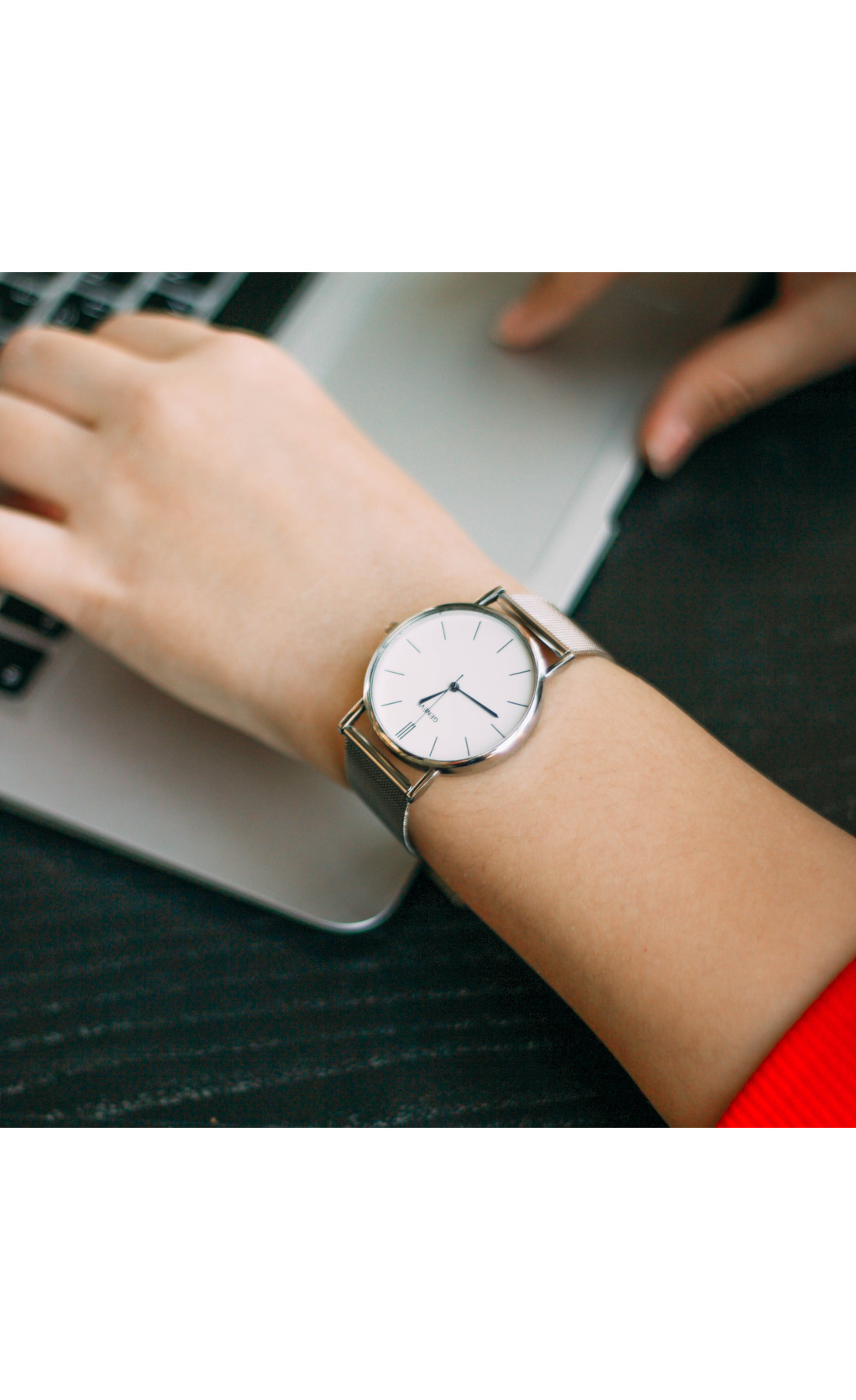 Жіночий годинник  Geneva Steel Silver УЦІНКА