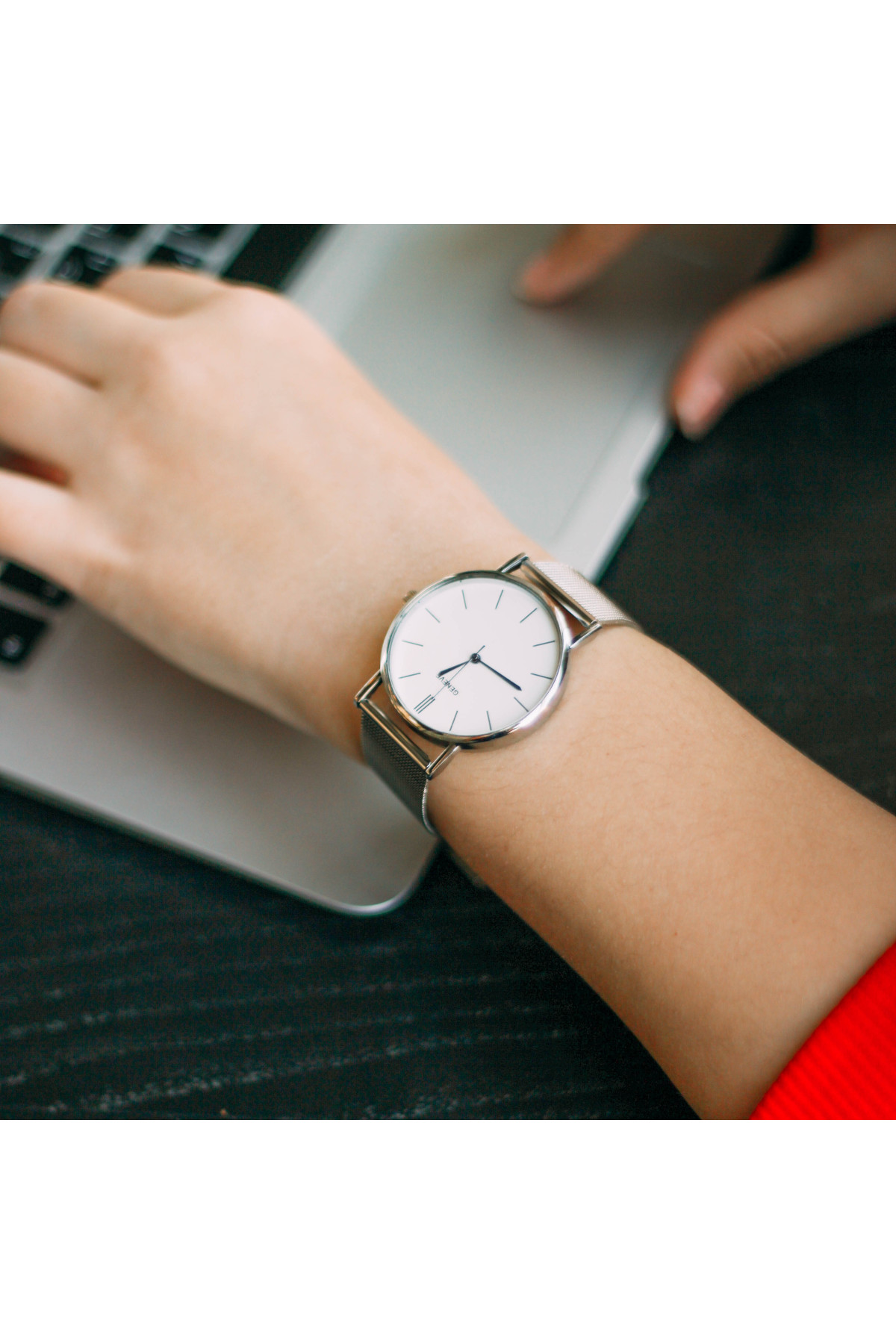 Жіночий годинник  Geneva Steel Silver УЦІНКА