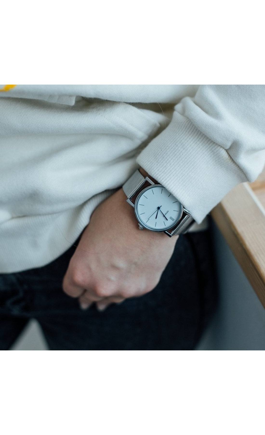 Жіночий годинник  Geneva Steel Silver УЦІНКА