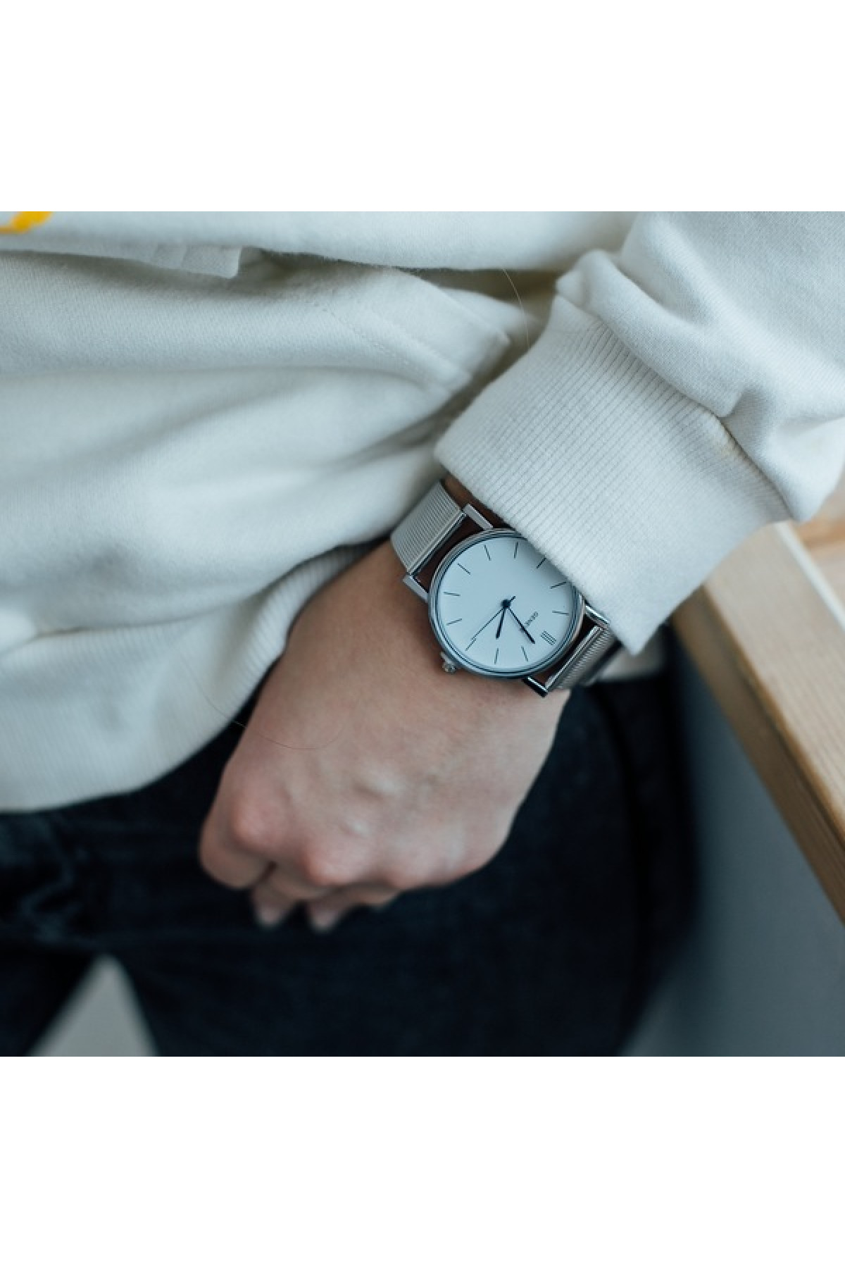 Жіночий годинник  Geneva Steel Silver УЦІНКА