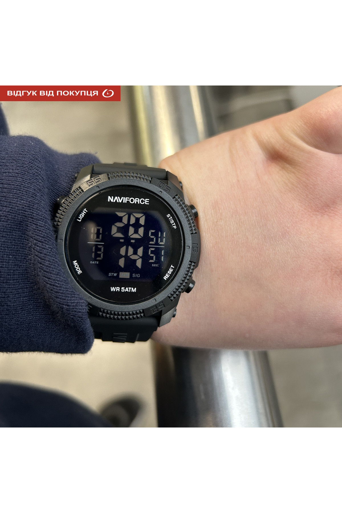 Чоловічий годинник  Naviforce Europe Black