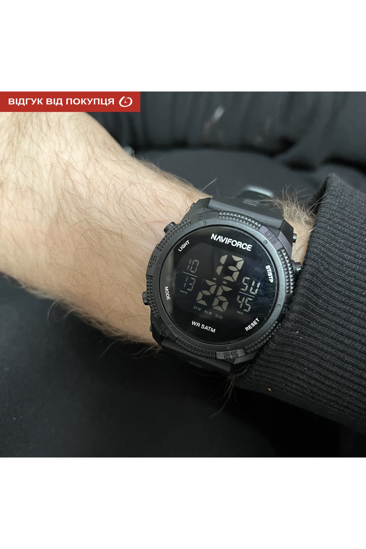 Чоловічий годинник  Naviforce Europe Black