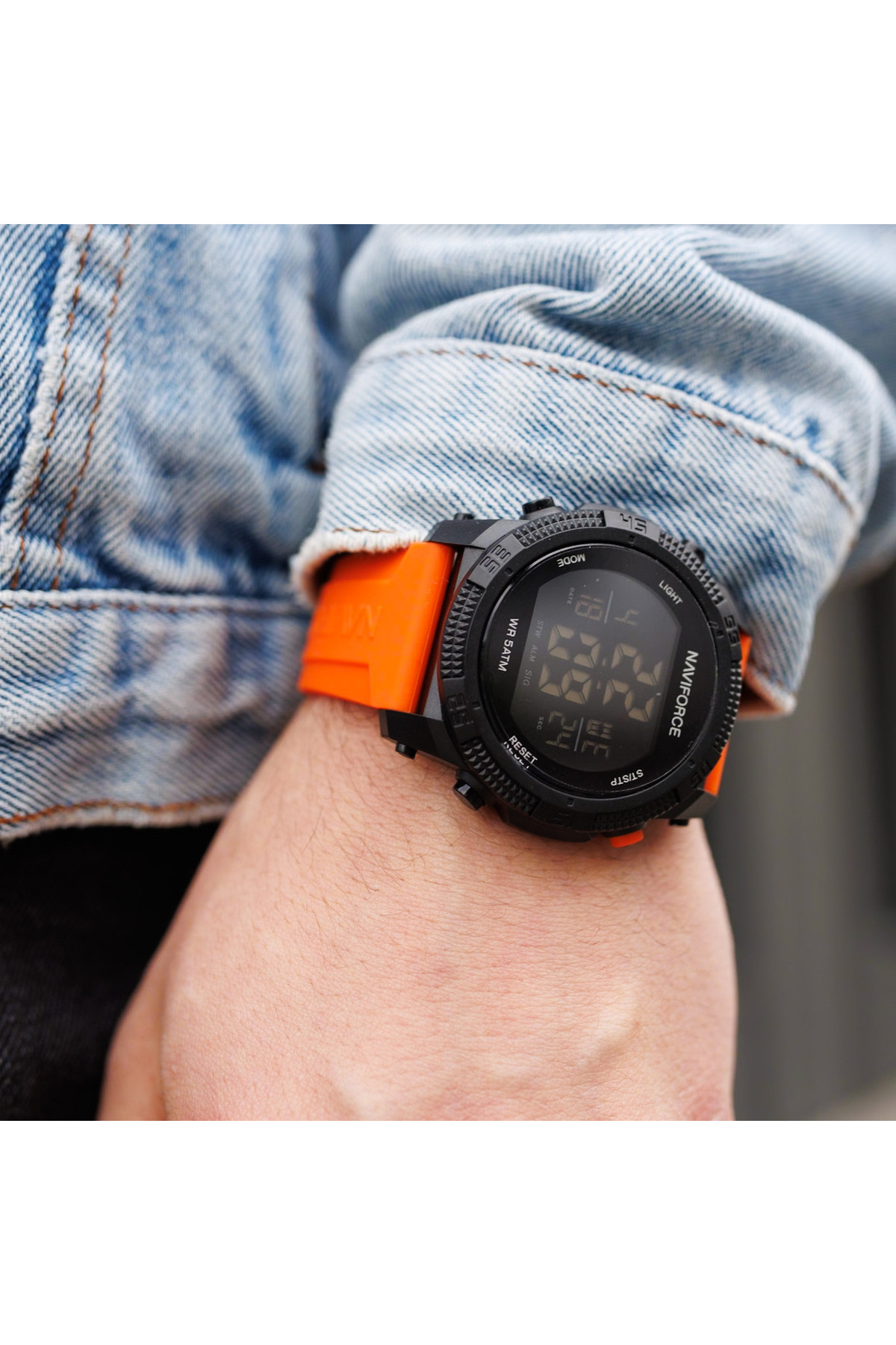 Чоловічий годинник  Naviforce Europe Orange