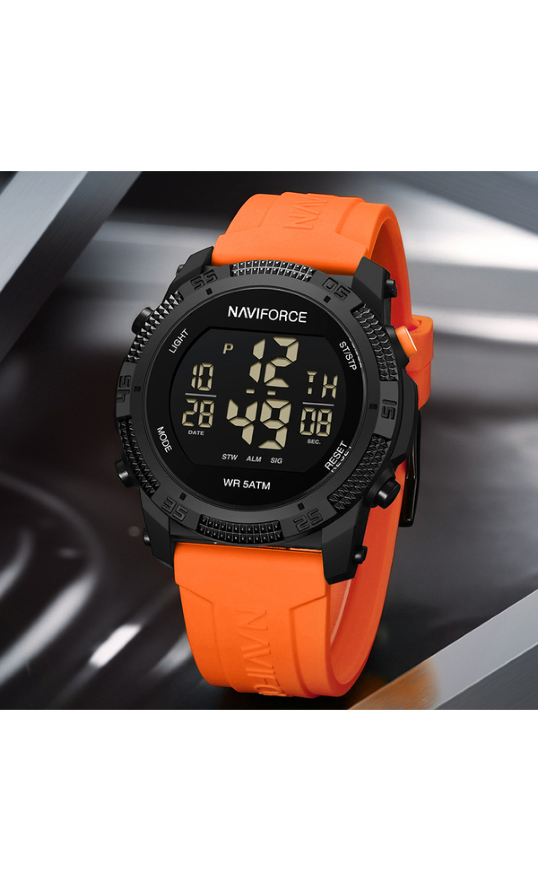 Чоловічий годинник  Naviforce Europe Orange
