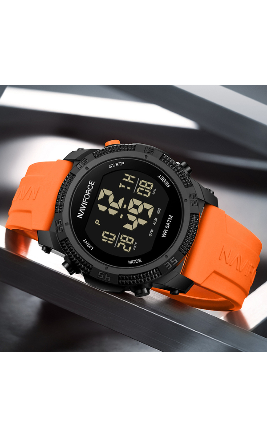 Чоловічий годинник  Naviforce Europe Orange